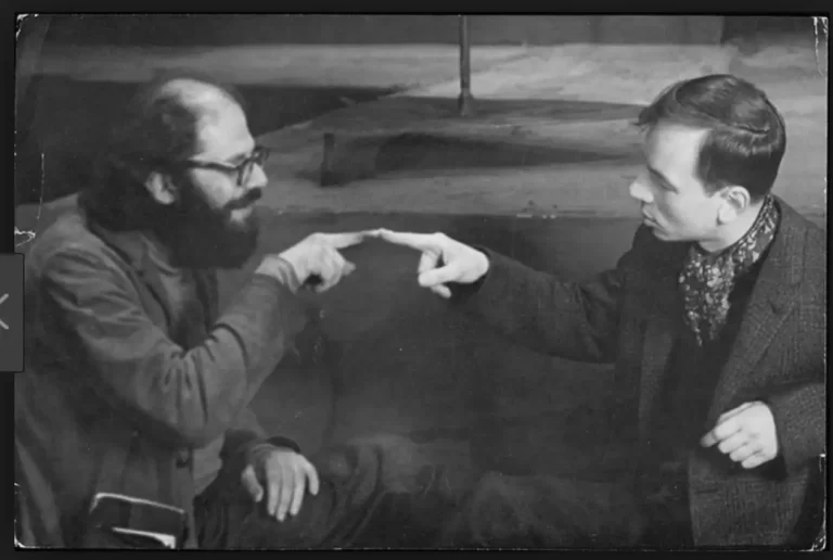 Ginsberg Andrei Voznesensky Moscow 1965. Courtesy The Allen Ginsberg Estate
