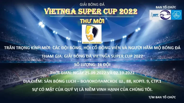 khoi dong giai bong da sinh vien tai moscow vietnga super cup 2022