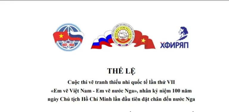 Phát động cuộc thi "Em vẽ Việt Nam - Em vẽ nước Nga" lần thứ VII 1 phat dong cuoc thi em ve viet nam em ve nuoc nga lan thu vii Copy