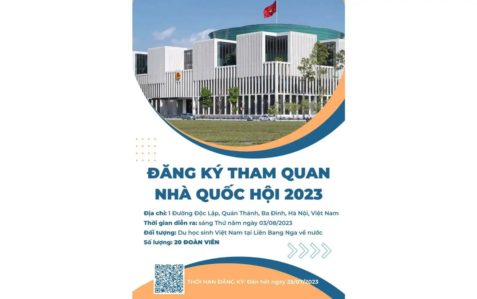 Mở đăng ký Tham quan Tòa nhà Quốc hội cho DHS Nga 2 mo dang ky tham quan toa nha quoc hoi cho dhs nga