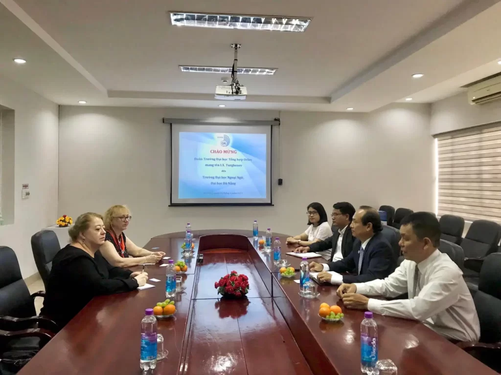 Trường Đại học Ngoại ngữ, ĐH Đà Nẵng tiếp đón đoàn Đại học Orlov tháng 6/2023 1 truong dai hoc ngoai ngu dh da nang tiep don doan dai hoc orlov thang 6 2023