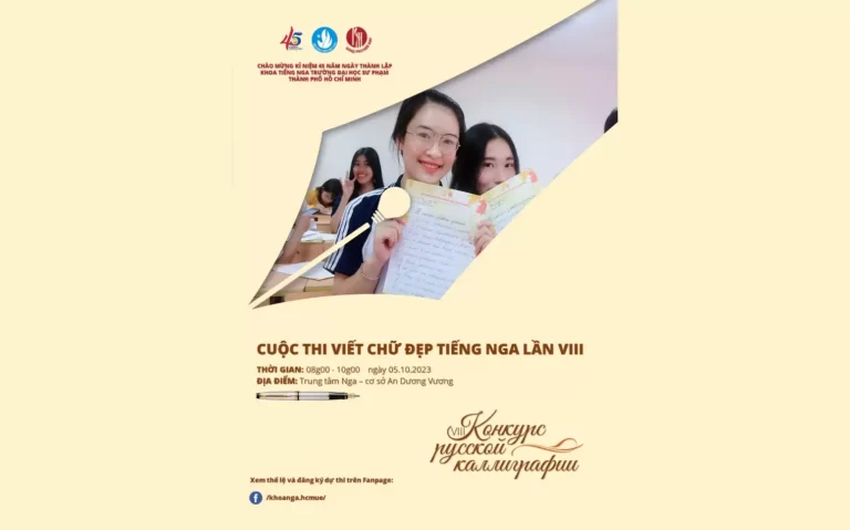 cong bo cuoc thi viet chu dep tieng nga lan thu viii nam 2023