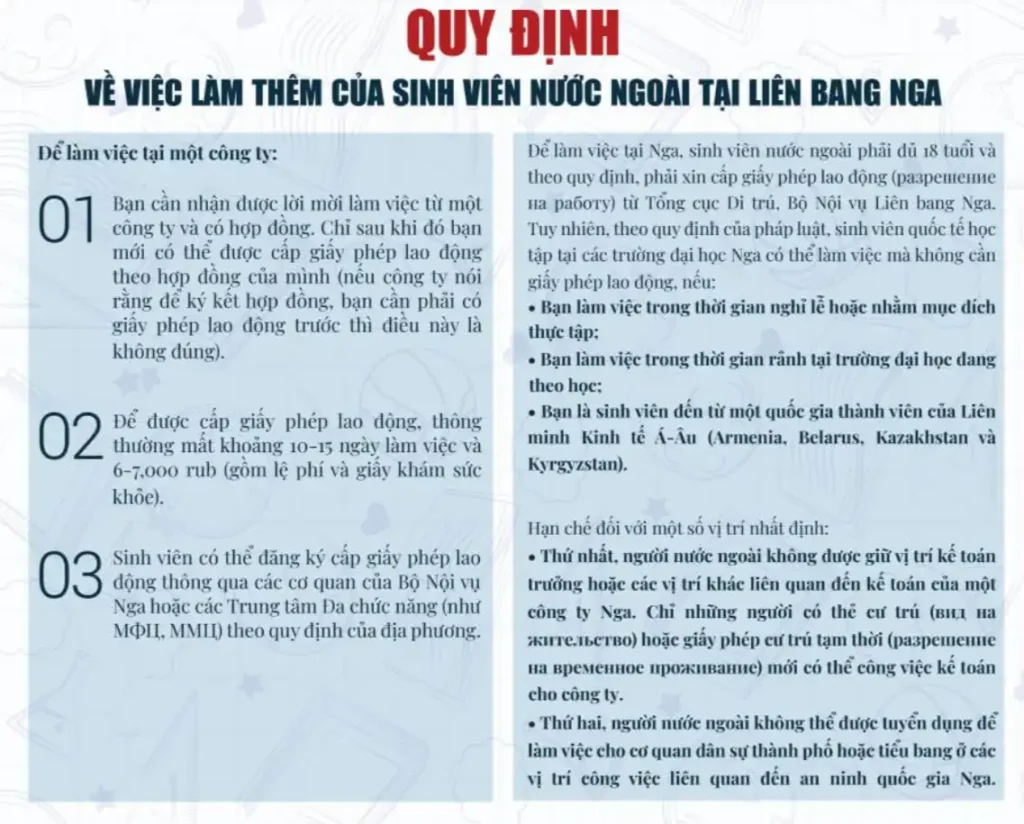 cap nhat quy dinh ve lam them danh cho sinh vien nuoc ngoai tai nga