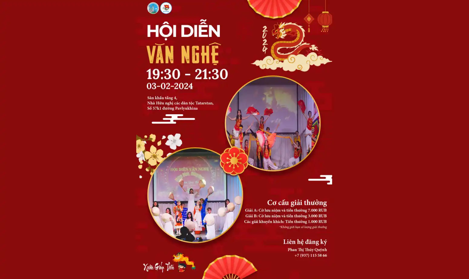 Giới thiệu chương trình Mừng Xuân Giáp Thìn 2024 của sinh viên Kazan 3 gioi thieu chuong trinh mung xuan giap thin 2024 cua sinh vien kazan 2