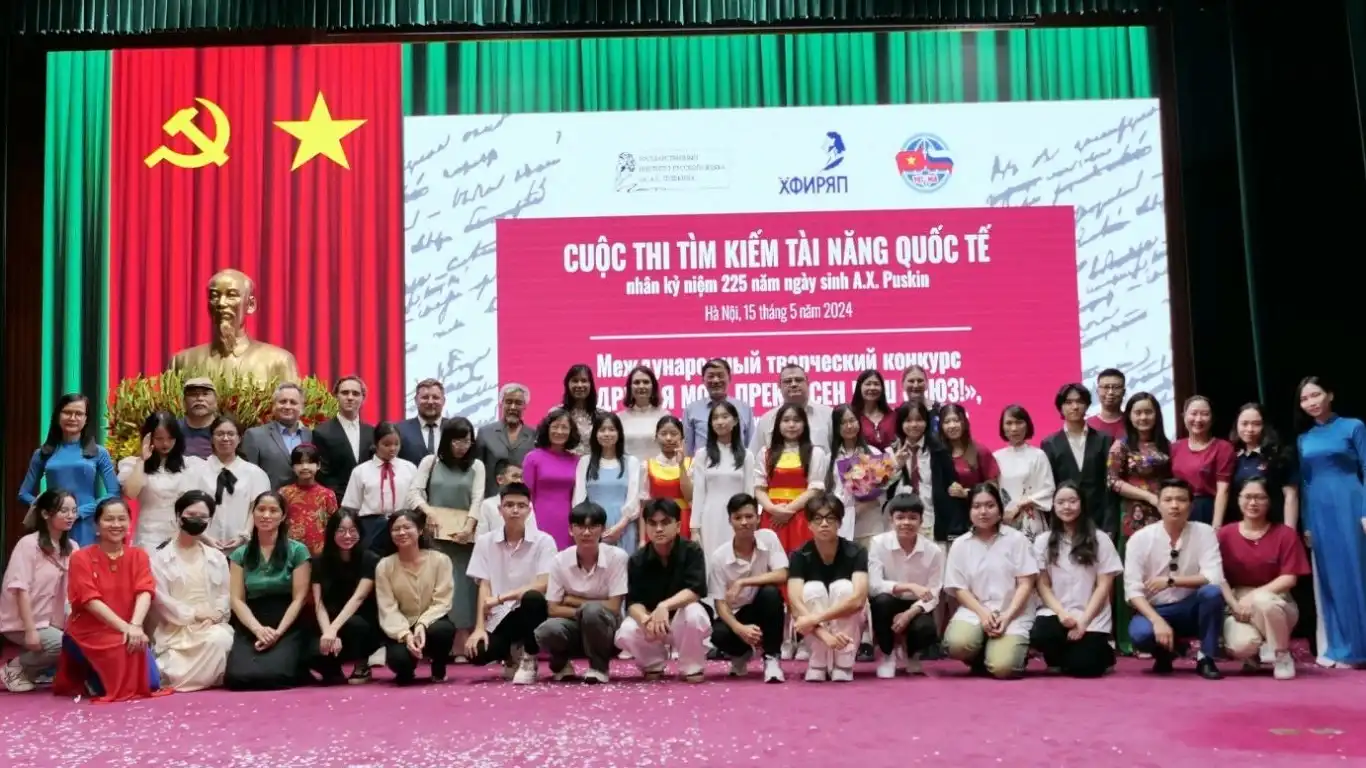 Cuộc thi Tìm kiếm tài năng quốc tế kỷ niệm 225 năm ngày sinh Pushkin tại Hà Nội 3 cuoc thi tim kiem tai nang quoc te ky niem 225 nam ngay sinh pushkin tai ha noi 2