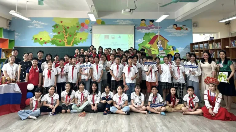 Dự án "Tiếng Nga vì cộng đồng" tại Trường tiểu học Thanh Xuân Bắc 14 du an tieng nga vi cong dong tai truong tieu hoc thanh xuan bac