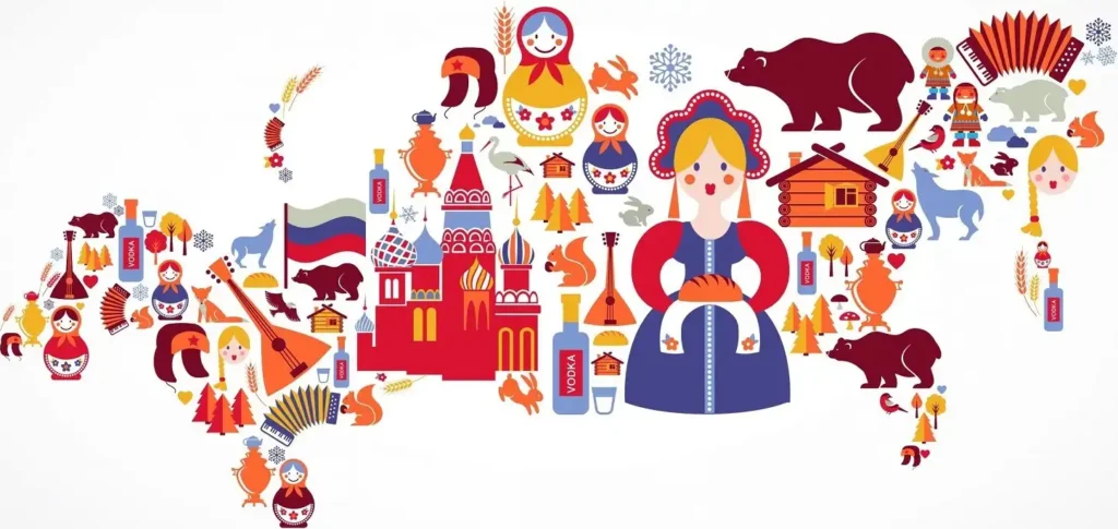 Mời tham dự Olympiad Tiếng Nga Quốc tế Kostomarova lần thứ 20 1 russia culture map