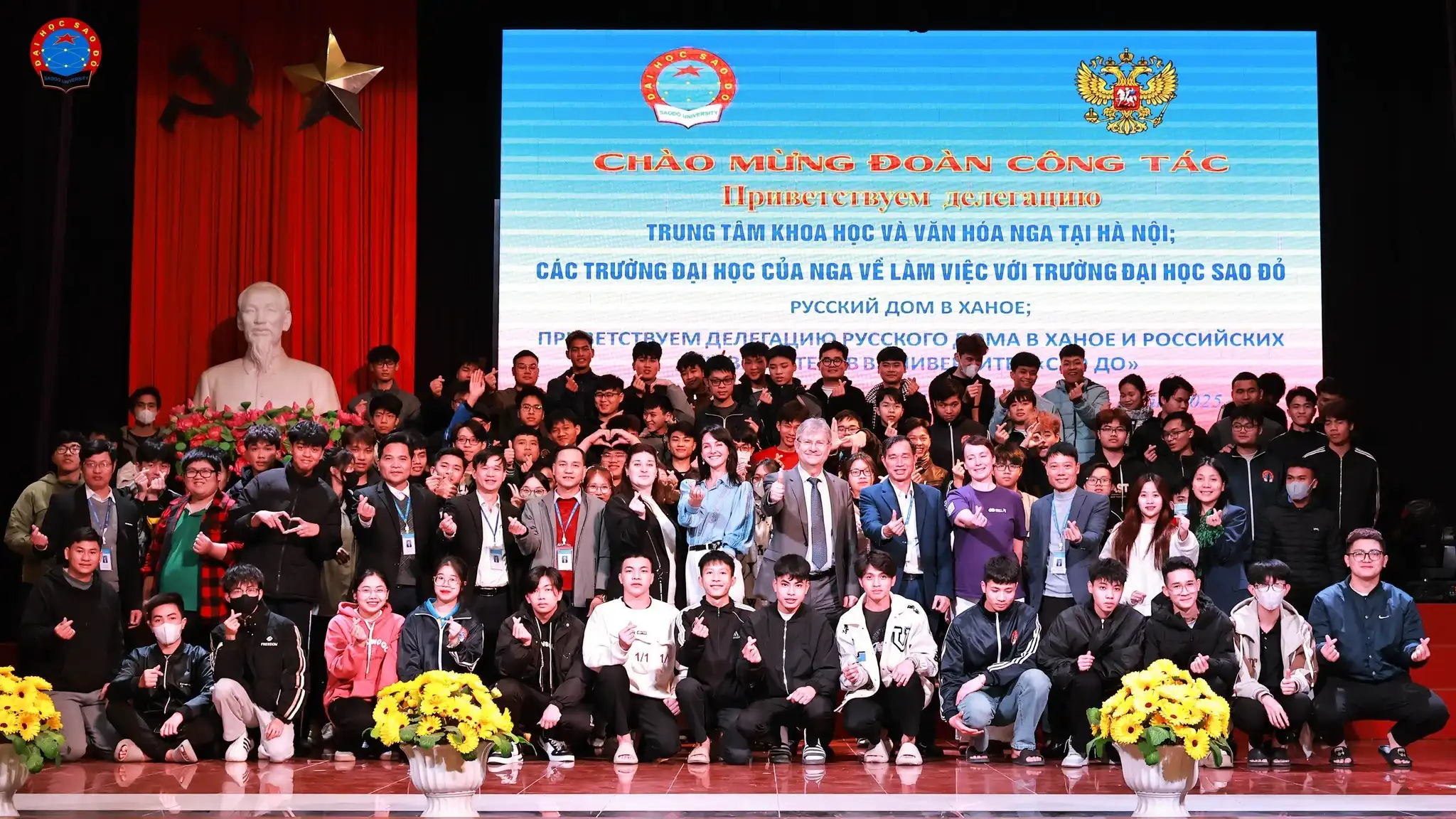 Trường Đại học Sao Đỏ, Hải Dương làm việc với các trường đại học Nga 2 truong dai hoc sao do hai duong lam viec voi cac truong dai hoc nga
