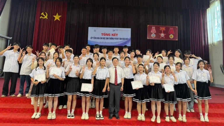 tong ket lop hoc tieng nga cho hoc sinh pho thong tai tinh dien bien