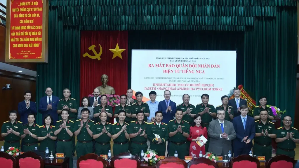 Báo Quân đội nhân dân ra mắt phiên bản điện tử tiếng Nga 1 bao quan doi nhan dan ra mat phien ban dien tu tieng nga