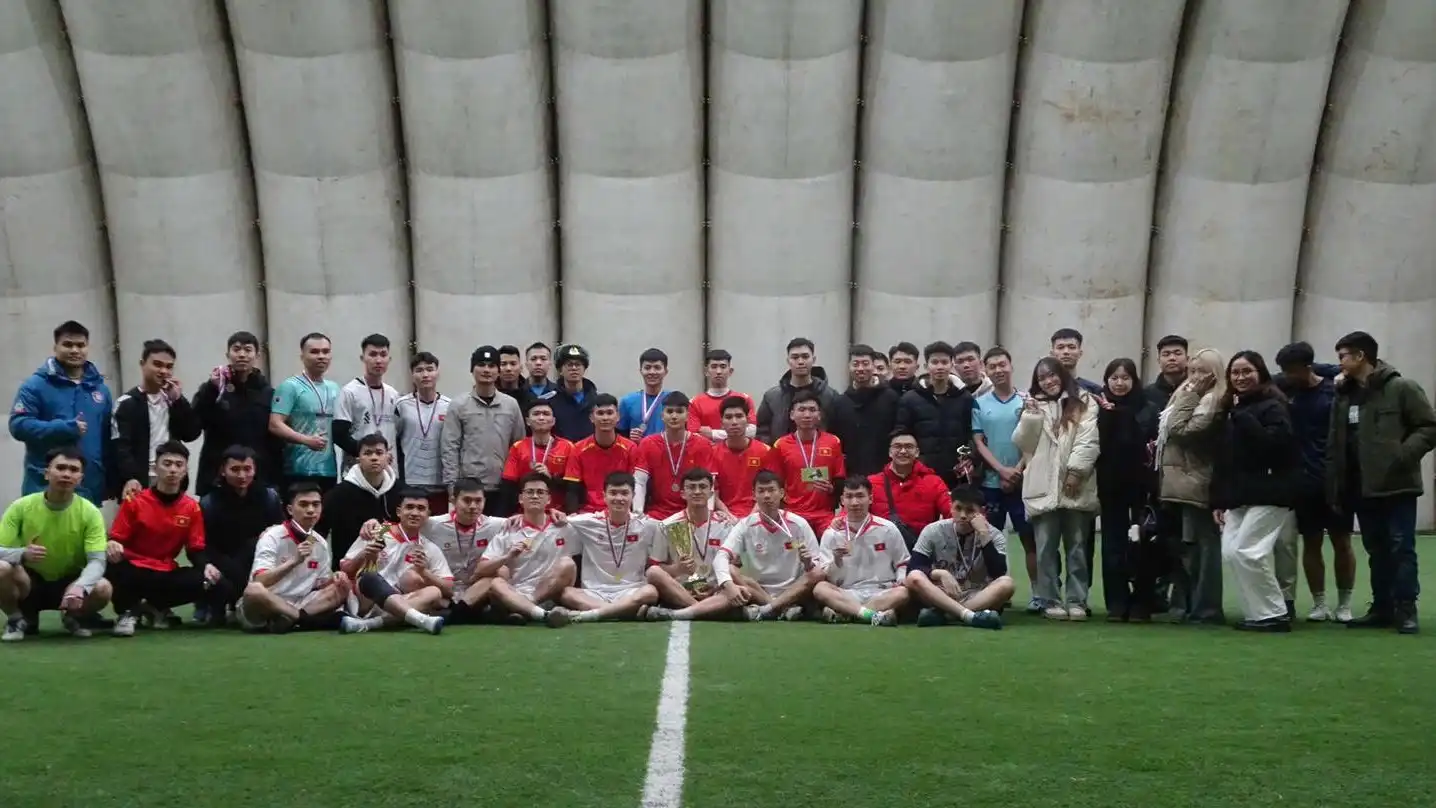 Giải bóng đá nội bộ Học viện Không quân Zhukovsky và Gagarin 3 giai bong da noi bo hoc vien khong quan zhukovsky va gagarin 2