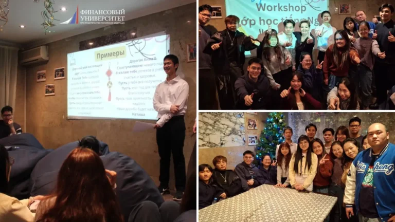 workshop lop hoc tieng nga cua sinh vien dai hoc tai chinh