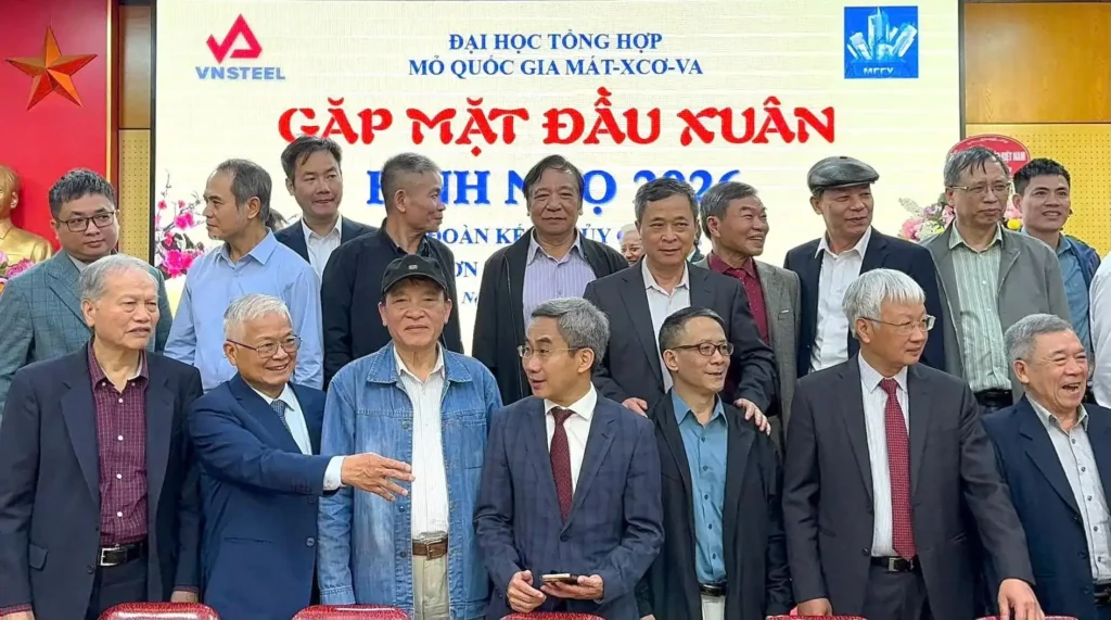 Cựu học viên Đại học Mỏ Moskva gặp mặt đầu xuân 2026 1 cuu hoc vien dai hoc mo moskva gap mat dau xuan 2026