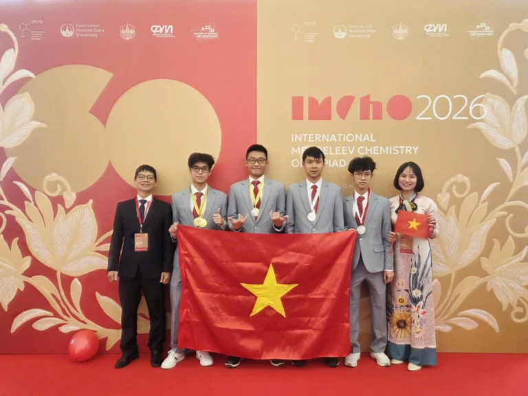 Việt Nam giành 4 huy chương tại Olympic Hóa học Mendeleev 2026 17 viet nam gianh 4 huy chuong tai olympic hoa hoc mendeleev 2026