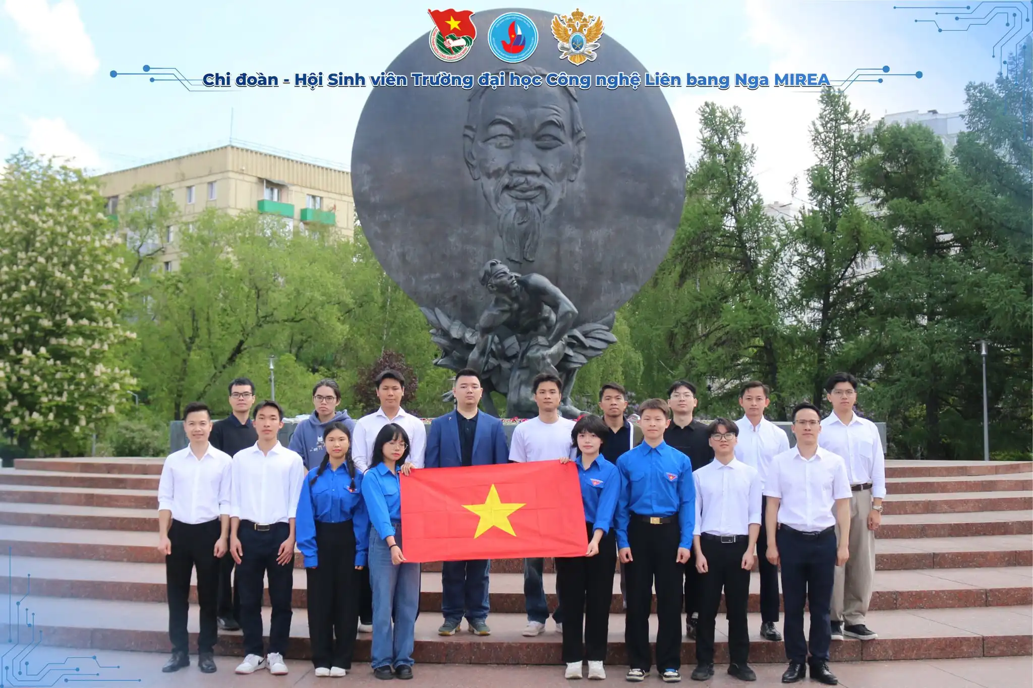 Tuổi trẻ MIREA dâng hoa kỷ niệm 136 năm ngày sinh Chủ tịch Hồ Chí Minh 2 tuoi tre mirea dang hoa ky niem 136 nam ngay sinh chu tich ho chi minh