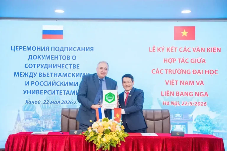 truong dai hoc dau khi viet nam ky ket hop tac voi dai hoc mendeleev
