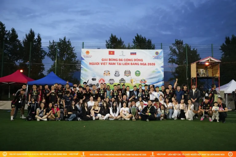 Khép lại Giải bóng đá cộng đồng người Việt Nam tại Nga năm 2026 26 khep lai giai bong da cong dong nguoi viet nam tai nga nam 2026