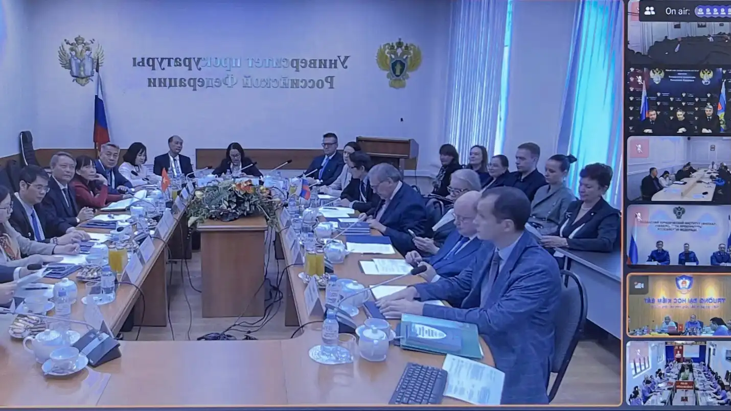 Hai trường đại học Kiểm sát Việt - Nga trao đổi kinh nghiệm 3 hai truong dai hoc kiem sat viet nga trao doi kinh nghiem 2